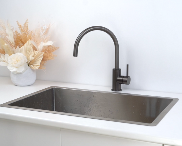 Sink Features Alma Felda Sea Salt White Fluted Concrete Basin – Alma Sinks